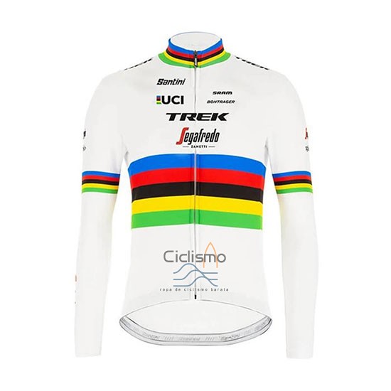 Uci Mondo Campione Trek Segafrojooropa Ciclismo Culotte Largo 2020 Hombre Mangas Largas 